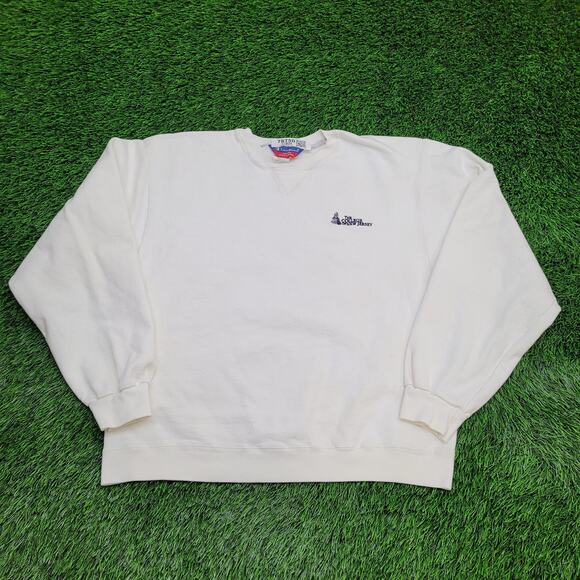 Vintage College of New-Jersey Sweatshirt Large 23x24 Boxy - Picture 1 of 16